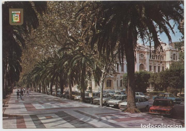 Postales: N&ordm; 63-M&Aacute;LAGA. Costa del Sol. Paseo del Parque. Sin circular. ED. DOM&Iacute;NGUEZ