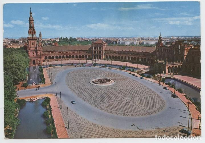Postales: N&ordm; 14-SEVILLA. Plaza de Espa&ntilde;a. Sin circular. ED. GARC&Iacute;A GARRABELLA Y C&Iacute;A