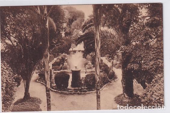 Postales: Malaga El Retiro. Juego de aguas. Sin circular.