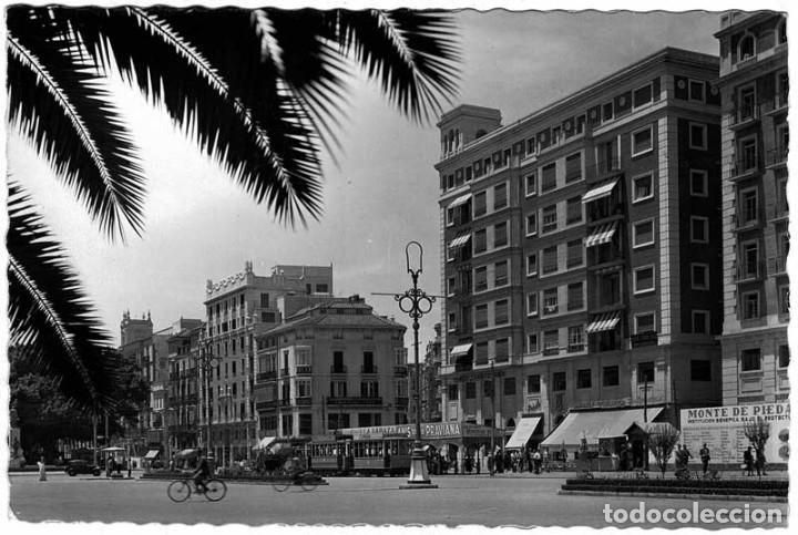 Postcards: Postal M&aacute;laga. Plaza General Queipo de Llano No. 3