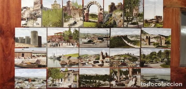 Postkarten: 22 POSTALES COLOREADAS DE ALMER&Iacute;A &ndash; PRINCIPIOS DEL SIGLO XX