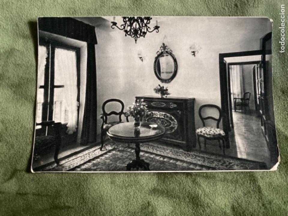 Postales: ANTIGUA POSTAL CARTERIA HOTEL ALHAMAR MALAGA SAL&Oacute;N APARTAMENTO