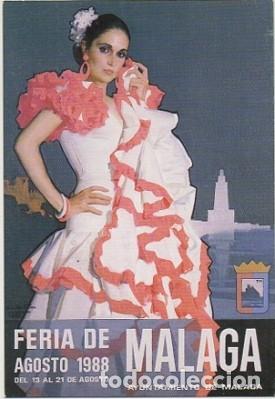 Postales: POSTAL DE MALAGA. FERIA DE MALAGA 1988. CARTEL OFICIAL P-ANMA-840