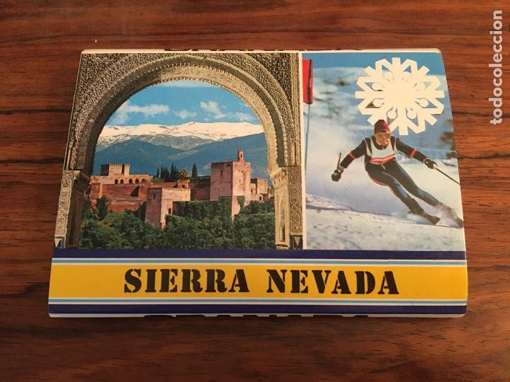 Postales: LOTE POSTAL SIERRA NEVADA ESQUI ACORDEON 1976 ESTACION SKI