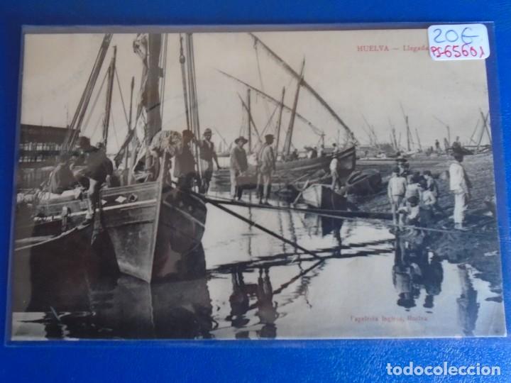 Postales: (PS-65601)POSTAL DE HUELVA-LLEGADA DEL PESCADO.PAPELERIA INGLESA