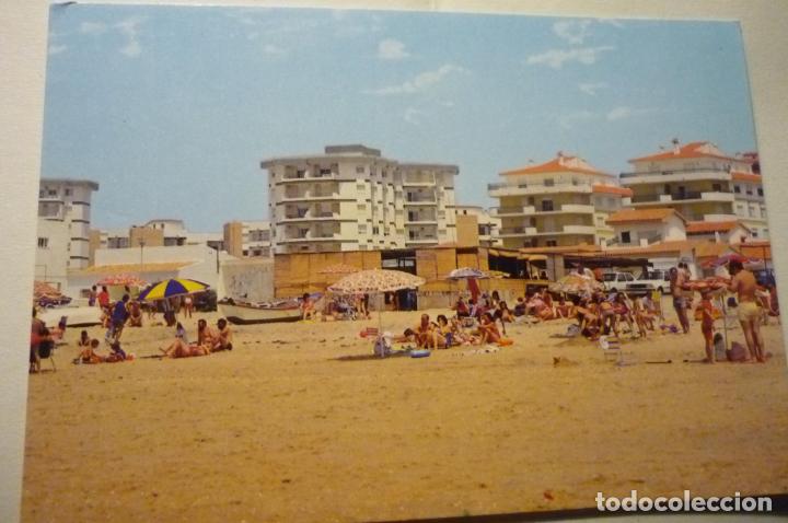 Postales: postal la antilla-lepe playa -parcial circulada cm