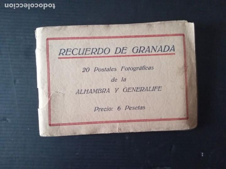 Postales: Recuerdo de Granada.20 postales.