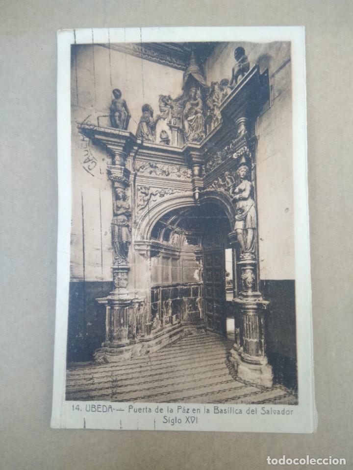 Postales: Postal 14 ubeda puerta de la paz en la basilica del salvador
