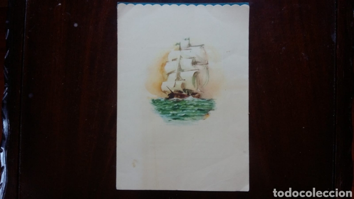 Postales: Tarjeton diptico compa&ntilde;ia mediterranea cadiz buque 1959,programa cine las minas del rey salm&ograve;nete