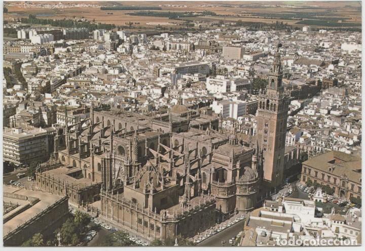 Postales: N&ordm; 140-SEVILLA. Vista a&eacute;rea. Sin circular. EDICIONES ARRIBAS