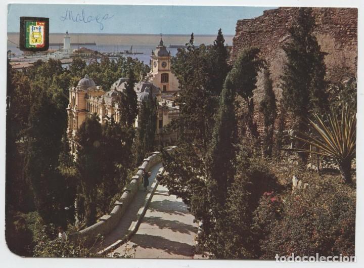 Postales: N&ordm; 41-M&Aacute;LAGA. Costa del Sol. Bajada del Castillo. Sin circular. ED. DOM&Iacute;NGUEZ