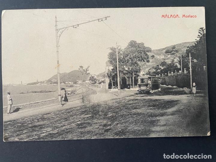 Postales: ANTIGUA TARJETA POSTAL DE MALAGA - MORLACO