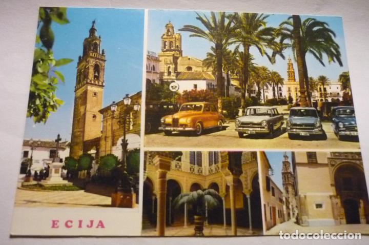 Postales: postal ecija diversos aspectos coches seat