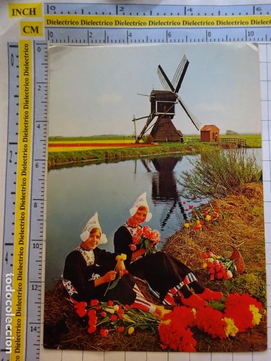 Postales: POSTAL DE PAISES BAJOS HOLANDA. TIPISMO HOLAND&Eacute;S, MOLINO. 1058