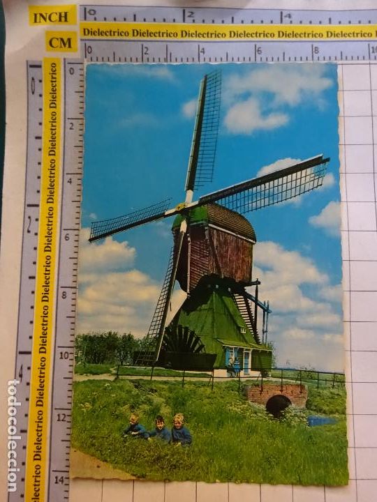 Postales: POSTAL DE PAISES BAJOS HOLANDA. TIPISMO HOLAND&Eacute;S, MOLINO HELLOUW. 1063