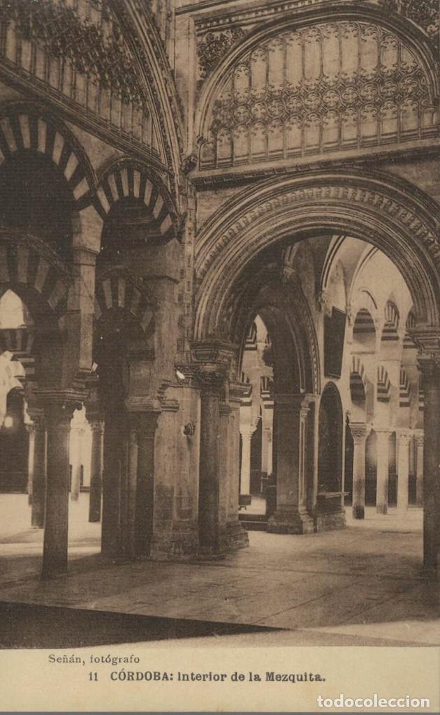 Postkarten: C&oacute;rdoba: Interior de la Mezquita. Foto Se&ntilde;&aacute;n. Fototipia Hauser y Menet