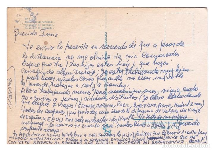 Postales: GRANADA (ESPA&Ntilde;A) // CIRCULADA - Foto 2
