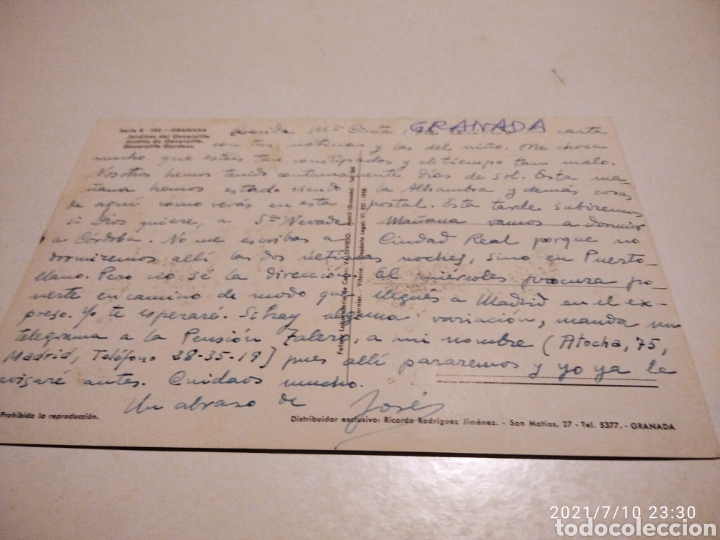 Postales: Postal Granada - Foto 2