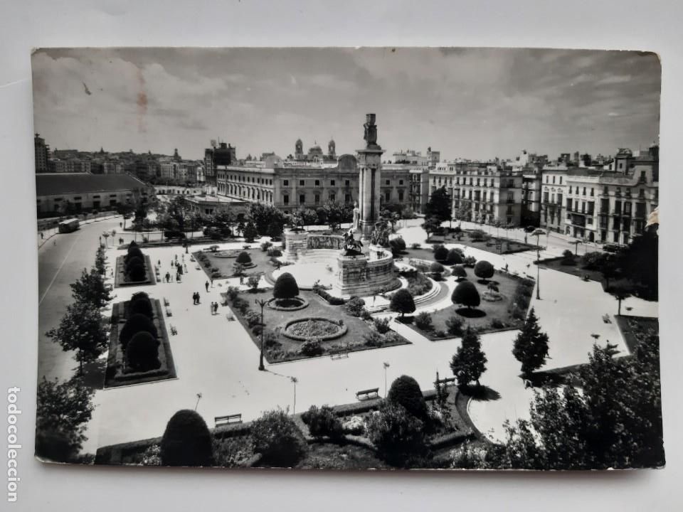 Postales: ANTIGUA POSTAL CADIZ PLAZA ESPA&Ntilde;A RV 277