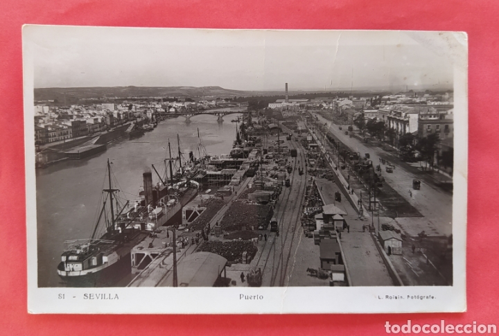 Cartoline: POSTAL ANTIGUA PUERTO DE SEVILLA