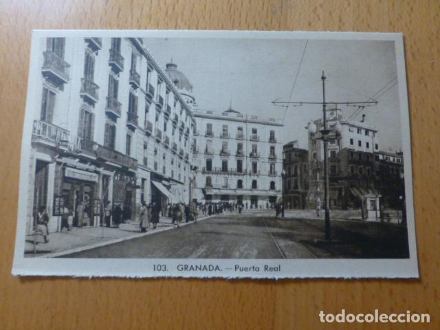 Postales: GRANADA PUERTA REAL - Foto 1