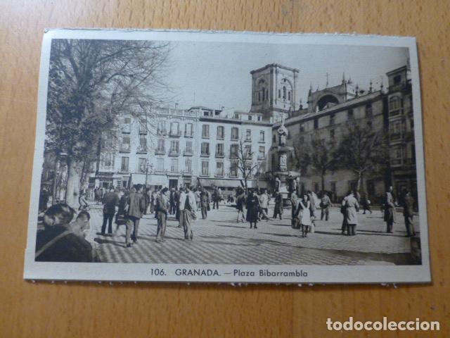 Postales: GRANADA PLAZA BIBARRAMBLA - Foto 1
