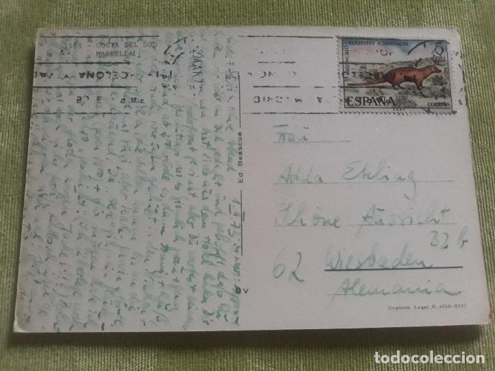 Postales: Marbella - Costa del Sol - A&ntilde;o 1973 - Foto 2