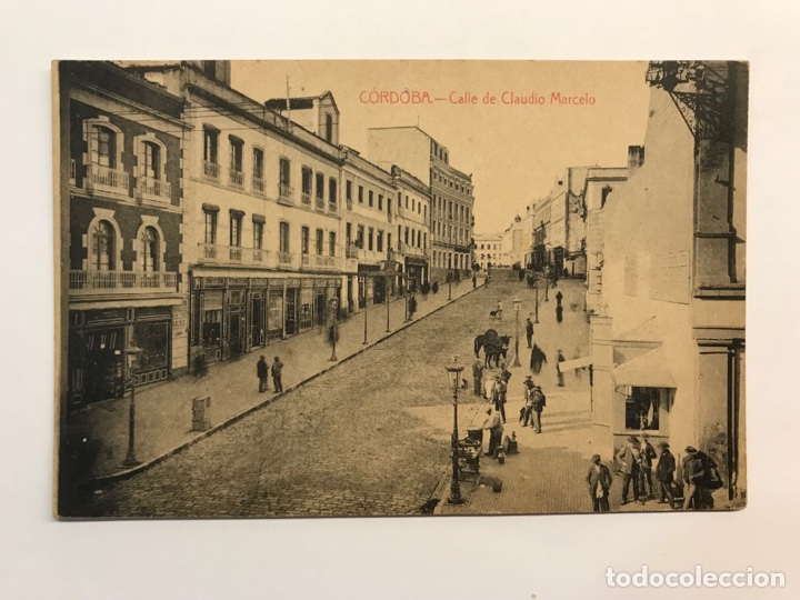 Postcards: CORDOBA, Postal Animada. Calle de Claudio Marcelo. Edicion Josefa Payan (h.1910?) S/C