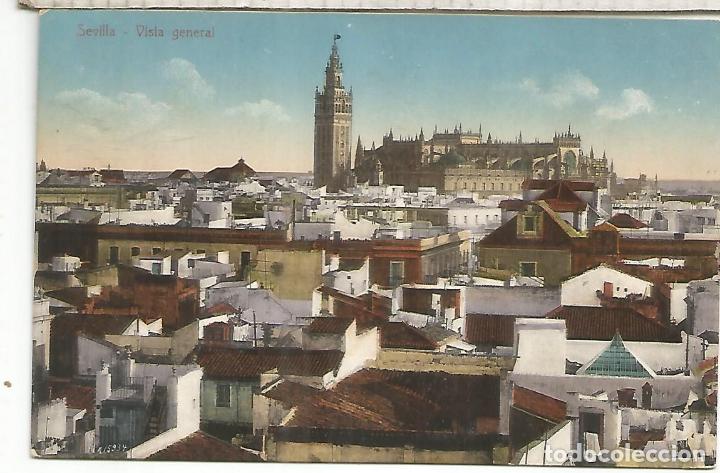 Postales: SEVILLA VISTA ESCRITA - Foto 1