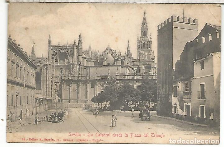 Postales: SEVILLA CATEDRAL ESCRITA FALTA SELLO