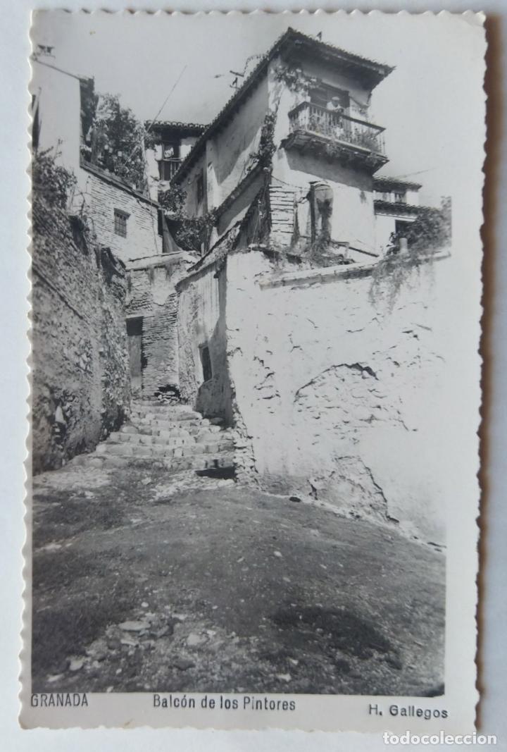 Postales: GRANADA BALCON DE LOS PINTORES - Foto 1