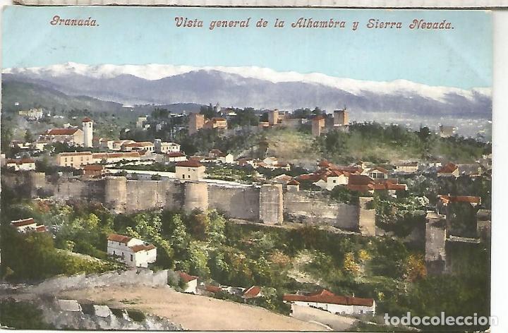Postales: GRANADA ALHAMBRA ESCRITA - Foto 1