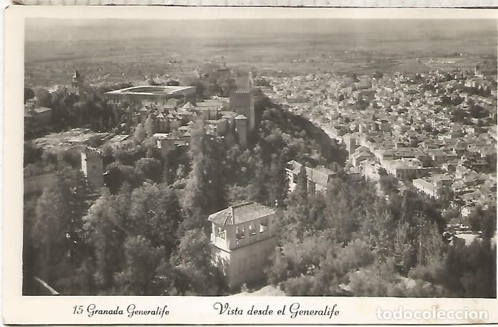 Postales: GRANADA GENERALIFE SIN ESCRIBIR - Foto 1