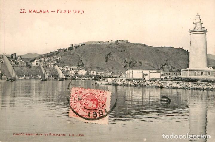 Postales: ea674 Malaga Muelle Viejo Edicion Especial De Los Almacenes La Llave N&ordm;22 circulada
