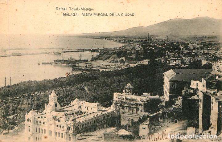 Postales: ea678 Malaga - Vista Parcial De La Ciudad - Hauser Y Menet