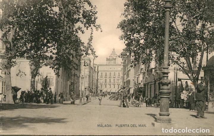 Postales: ea682 Malaga - Puerta Del Mar - Hauser Y Menet