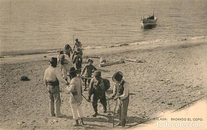 Postales: ea692 Malaga - Sacando El Copo - Hauser Y Menet