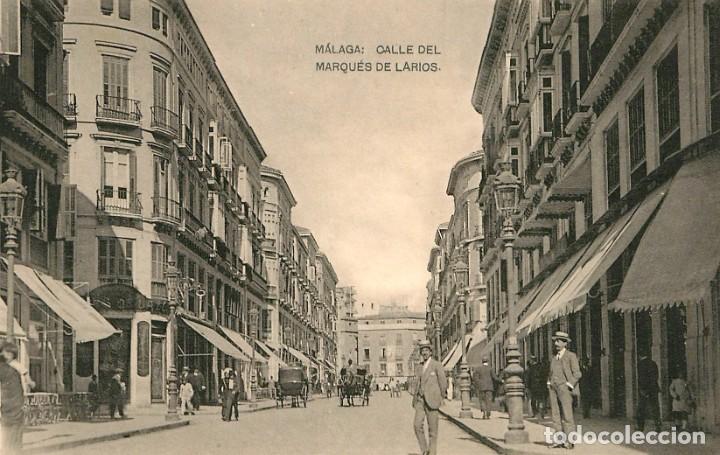Postales: ea694 Malaga - Calle Del Marques De Larios - Hauser Y Menet animada