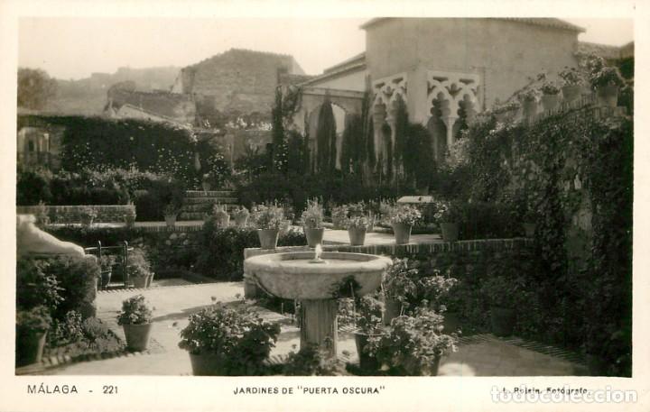 Postales: ea705 Malaga jardines puerta oscura roisin n&ordm;221