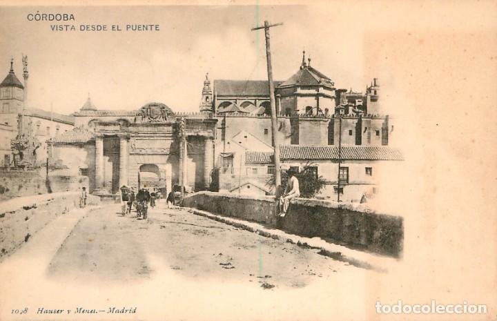 Postcards: ea754 Cordoba - Vista Desde El Puente - Hauser Y Menet N&ordm;1098 - reverso sin dividir