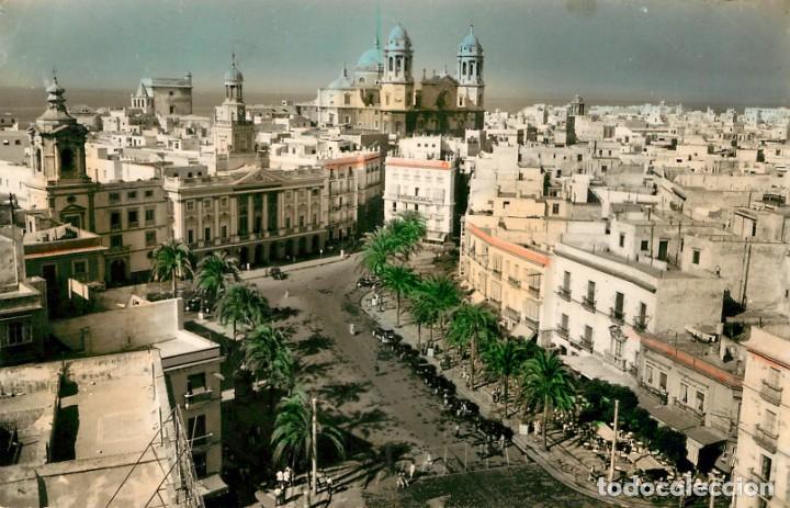Postkarten: ea772 Cadiz Plaza De San Juan De Dios Y Ayuntamiento Ed. Sicilia N&ordm;45