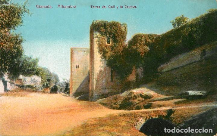 Postales: ea834 Granada torres del cadi y la cautiva - Foto 1