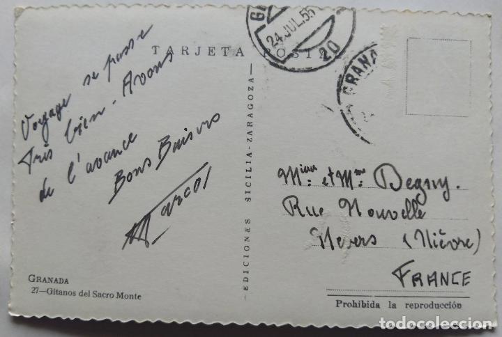 Postales: GRANADA GITANOS DEL SACRO MONTE - Foto 2