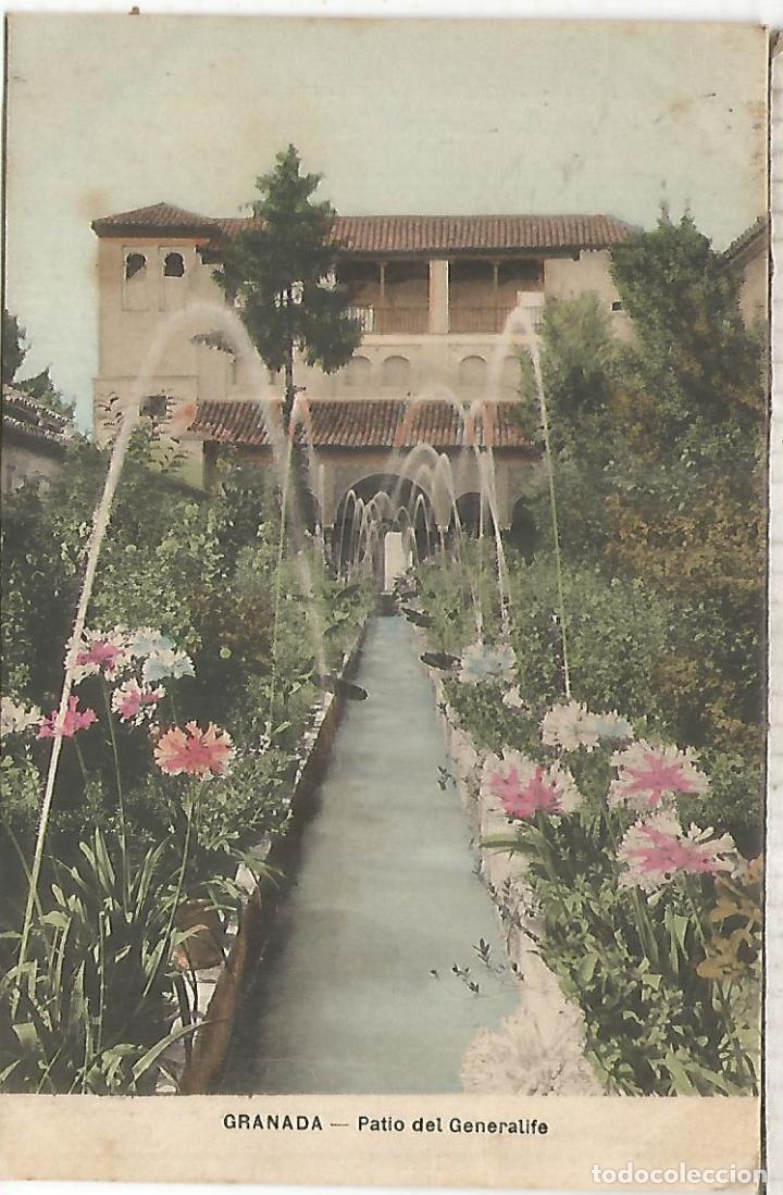 Postales: GRANADA GENERALIFE ESCRITA - Foto 1