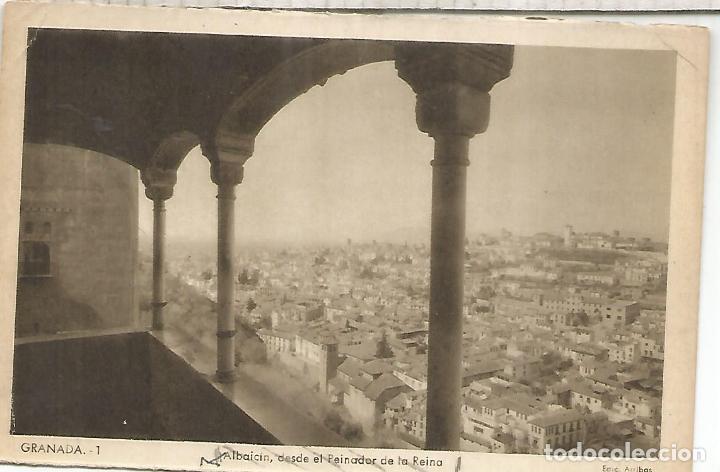 Postales: GRANADA ALHAMBRA ESCRITA - Foto 1