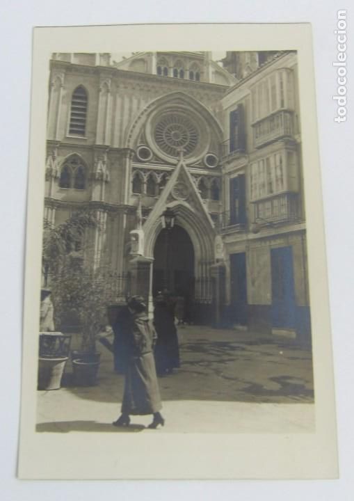Postales: FOTO POSTAL DE LA IGLESIA DEL SAGRADO CORAZON DE MALAGA, NO CIRCULADA.