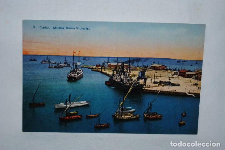 Postales: CADIZ MUELLE REINA VICTORIA .