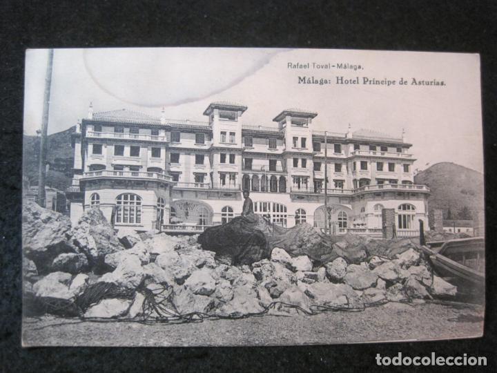 Postales: MALAGA-HOTEL PRINCIPE DE ASTURIAS-RAFAEL TOVAL-POSTAL ANTIGUA-(83.153)