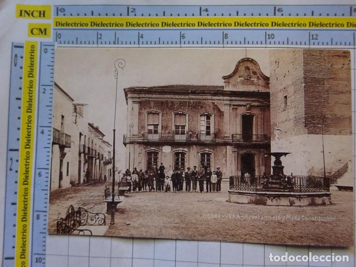 Postales: POSTAL DE ALMERIA UVERA Y MINERA. 149 VERA AYUNTAMIENTO Y PLAZA CONSTITUCI&Oacute;N. FACS&Iacute;MIL REPRODUCCI&Oacute;N.