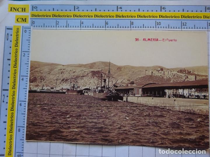Postales: POSTAL DE ALMERIA UVERA Y MINERA. 82 EL PUERTO. FACS&Iacute;MIL REPRODUCCI&Oacute;N.